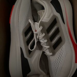 Adidas Men's White and Black Athletic Shoes